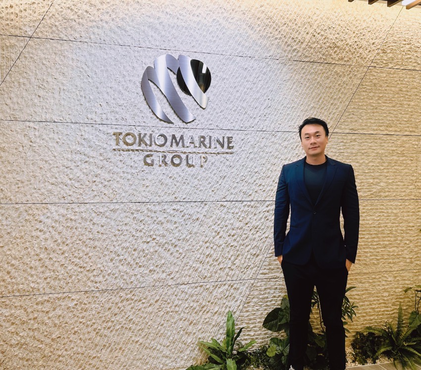 Derek at Tokio Marine Group, Tokyo